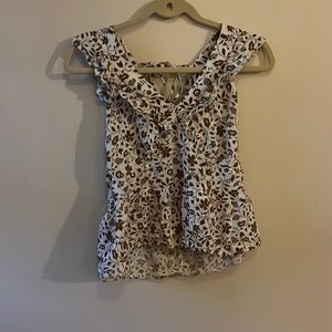 Woman’s patterned blouse